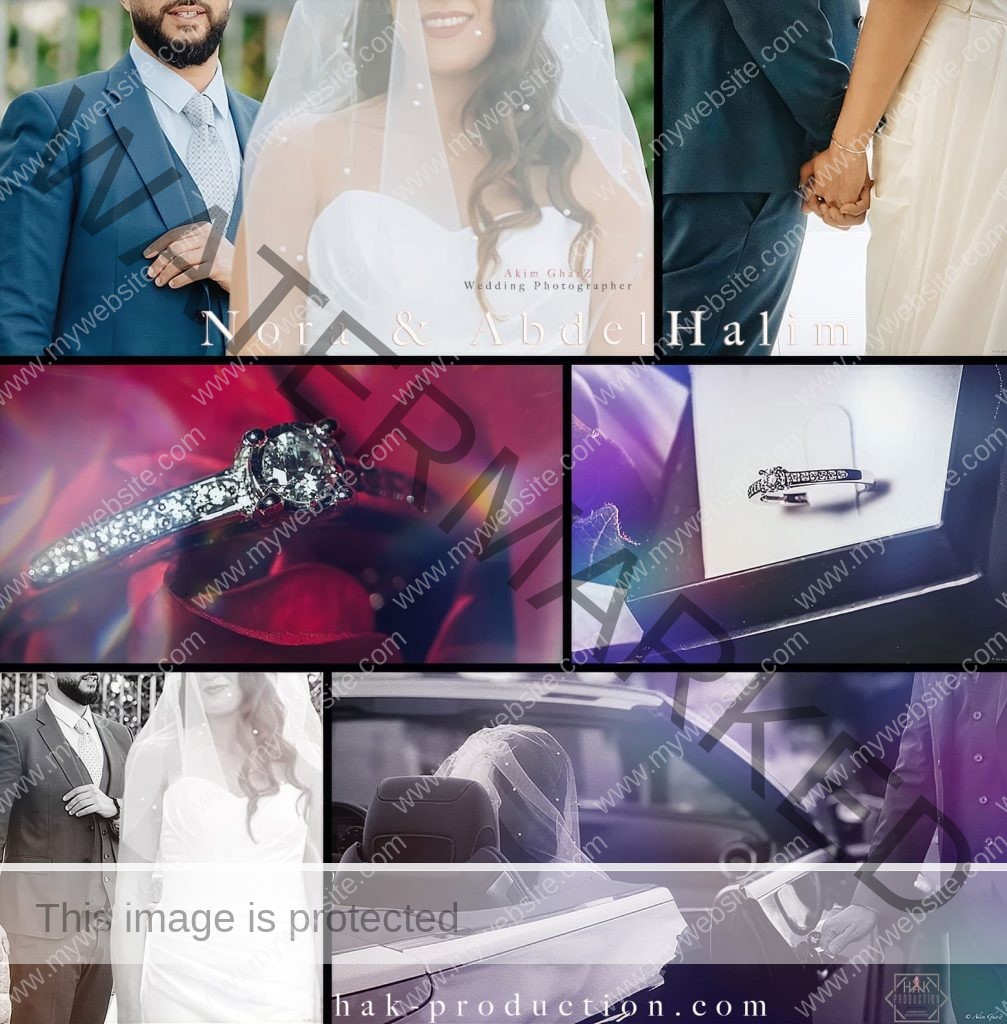 Nora & abdelhalim sortie mairie avec nom affiche3